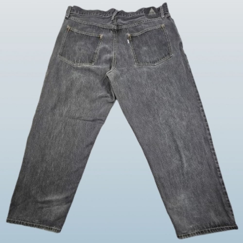 Vintage Levi's Silver Tab Men's 40x32 Relaxed‎ Fit Baggy Jeans in Charcoal - Picture 5 of 12